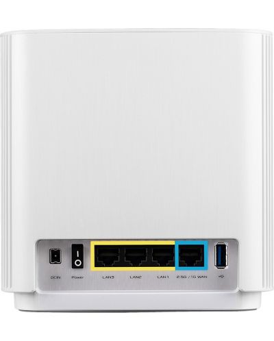 Wi-Fi система ASUS - ZenWiFi XT8, 2.7Gbps, 1 модул, бяла - 2