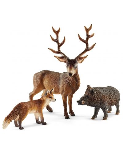 Комплект фигурки Schleich Wild Life Europa - Европейски горски животни - 1