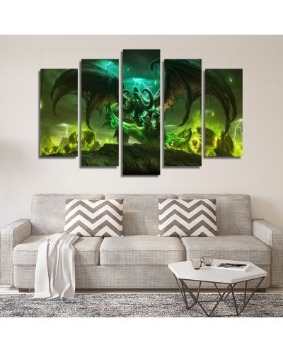 Арт панел - World of Warcraft - Legion - Illidan, канава, M, пет части