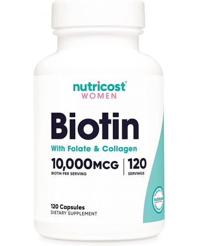 Women Biotin, 120 капсули, Nutricost - 1