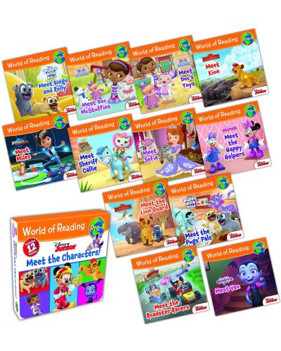 World Of Reading Disney Junior Meet The Characters (Pre-Level 1 Box Set) - 2
