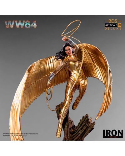 Статуетка Iron Studios DC Comics: Wonder Woman - Gold Armor, 32 cm - 5