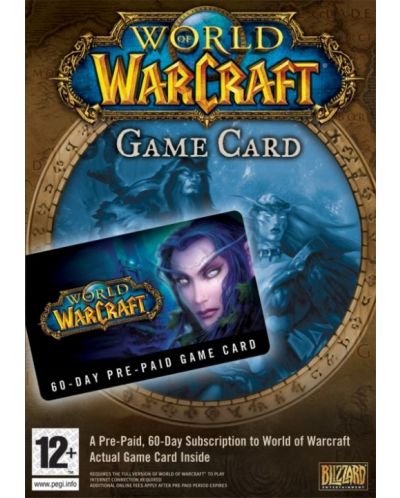 World of Warcraft 60 Day Pre-Paid Game Time Card (digital) - 1