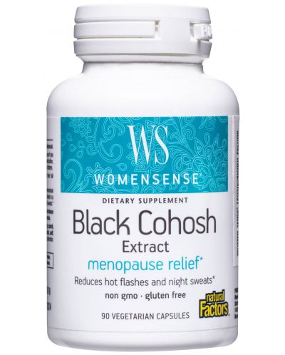 WomenSense Black Cohosh, 90 веге капсули, Natural Factors - 1