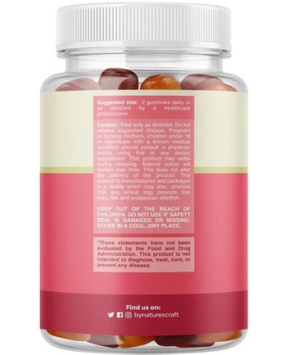 Women's Multivitamin Gummies, 90 желирани таблетки, Nature's Craft - 2