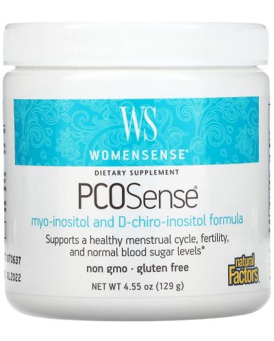 WomenSense PCOSense, 129 g, Natural Factors - 1