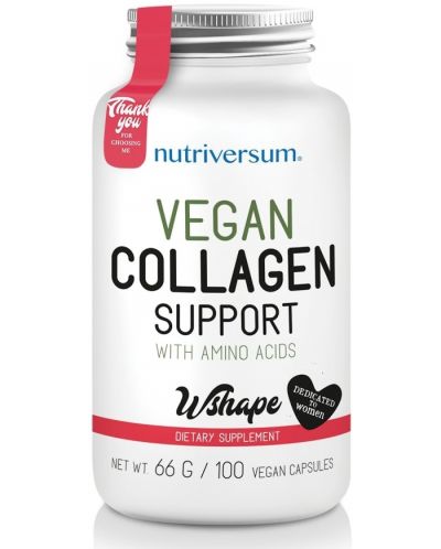WShape Vegan Collagen Support, 100 капсули, Nutriversum - 1