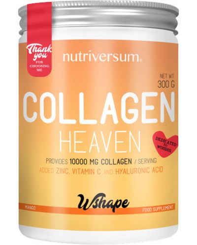 WShape Collagen Heaven, манго, 300 g, Nutriversum - 1