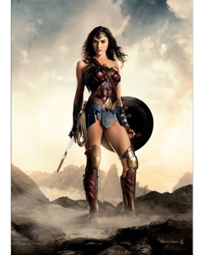 Метален постер Displate - DC Comics: Justice League Movie - Wonder Woman - 1