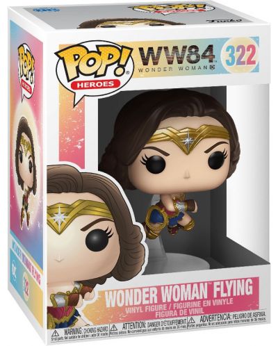 Фигура Funko POP! DC Comics: Wonder Woman 1984 - Wonder Woman Flying, #322 - 2