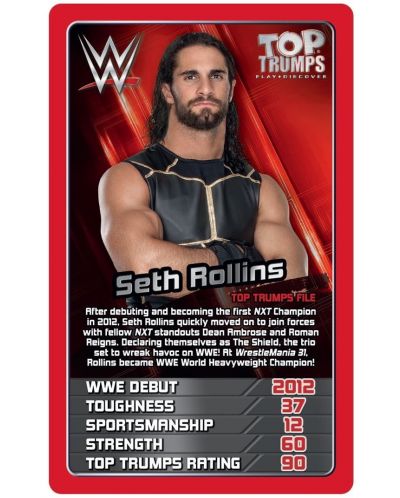 Игра с карти Top Trumps - WWE 2017 - 2