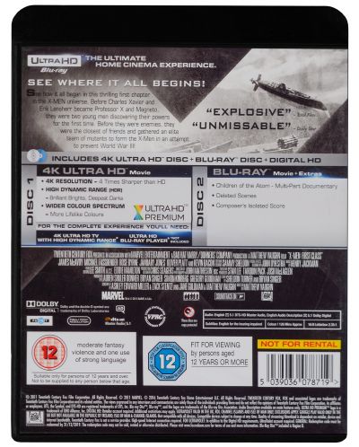 X-Men: First Class 4K (Blu Ray) - 2