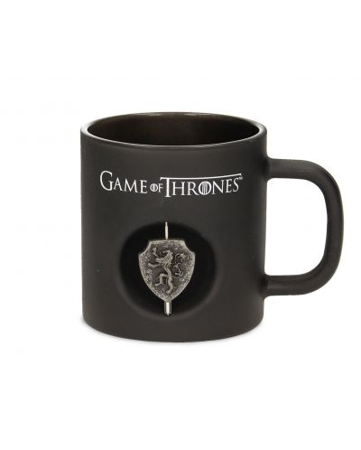 Чаша Game of Thrones - 3D Rotating Logo Lannister (Black Crystal) - 1