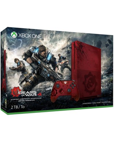 Xbox One S 2TB Limited Edition + Gears of War 4 - 1