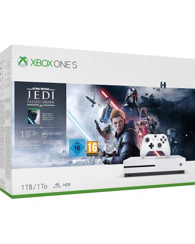 Xbox One S + Star Wars Jedi: Fallen Order Bundle - 1