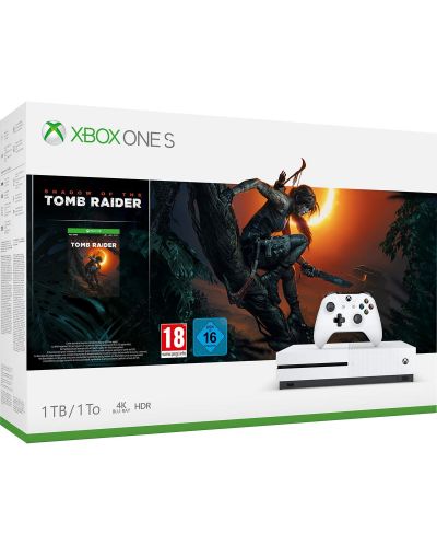 Xbox One S 1TB + Shadow of the Tomb Raider - 1