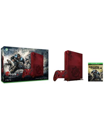 Xbox One S 2TB Limited Edition + Gears of War 4 - 8
