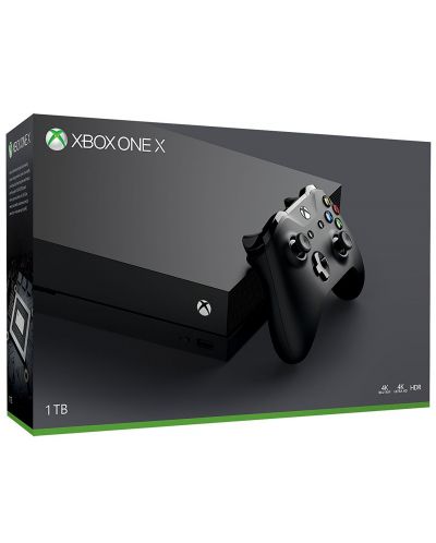 Xbox One X - Black - 1