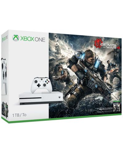 Xbox One S 1TB + Gears of War 4 - 1