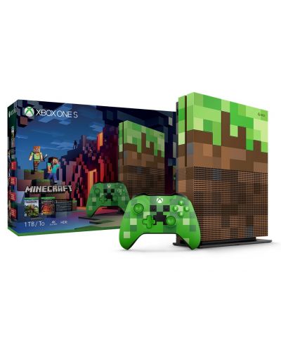 Xbox One S 1TB -  Minecraft Limited Edition - 4