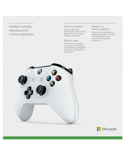 Microsoft Xbox One Wireless Controller S - White - 7