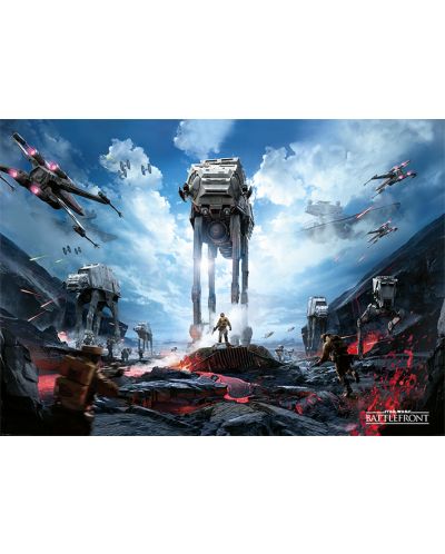 XL плакат Pyramid - Star Wars Battlefront (War Zone) - 1