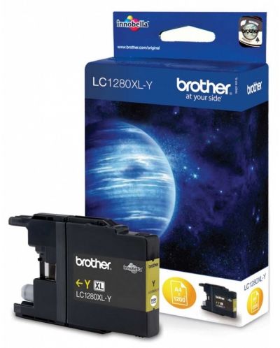 Мастилена касета Brother - LC-1280XL, за MFC-J6510DW, Yellow