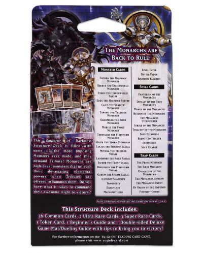yu-gi-oh emperor of darkness structure deck Yu-Gi-Oh! TCG Emperor Of Darkness Structure Deck Display – The Games Corner main image 0