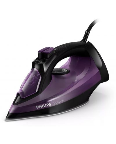 Ютия Philips - Series 5000 DST5030/80, 2400W, 45 g/min,черна/лилава - 1