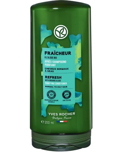 Yves Rocher Fraicheur Балсам за мазна коса, 200 ml - 1