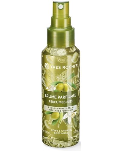 Yves Rocher Plaisirs Nature Мист, маслина и петитгрен, 100 ml - 1