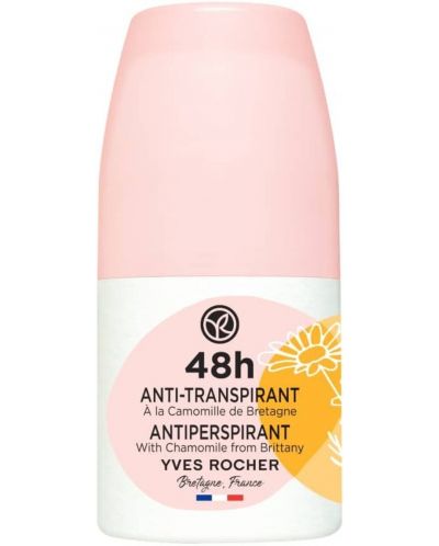 Yves Rocher Bain Nature Рол-он антиперспирант 48H, лайка, 50 ml - 1