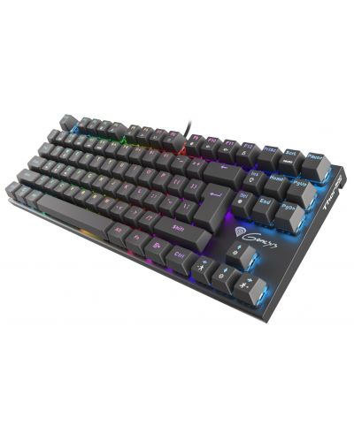Механична клавиатура Genesis - Thor 300, TKL, Outemu Red, RBG, сива - 3