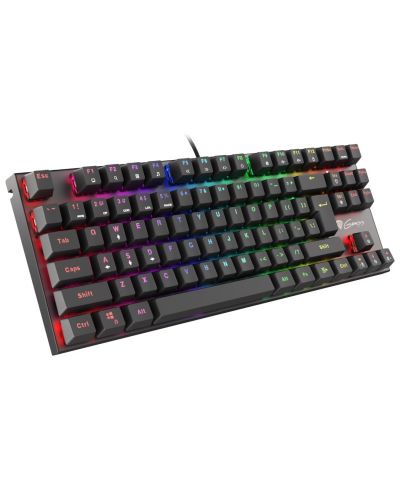 Механична клавиатура Genesis - Thor 300, TKL, Outemu Red, RBG, сива - 2