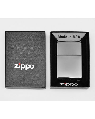 Запалка Zippo - Black Ice, хромирана - 2