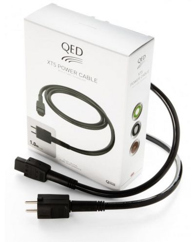 Захранващ кабел QED - XT5, 2 m, черен - 2