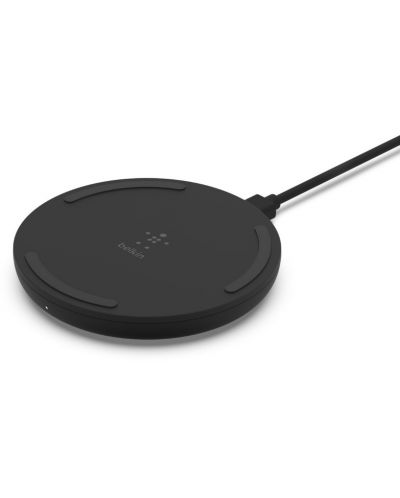 Безжично зрядно Belkin - WIA001btBK, Charging Pad, 10W, черно - 1