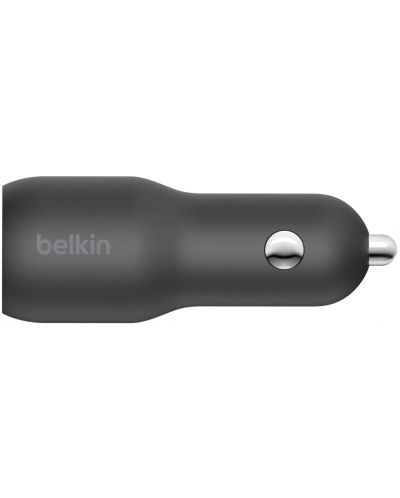 Зарядно за кола Belkin - CCB004, USB-A/C, 37W, черно - 3