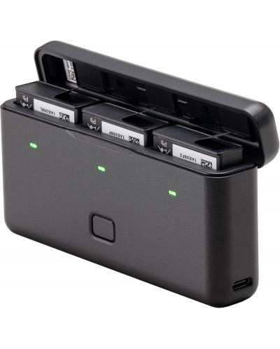 Зарядно устройство DJI - Osmo Action 3 Multifunctional Battery Case, черно - 2