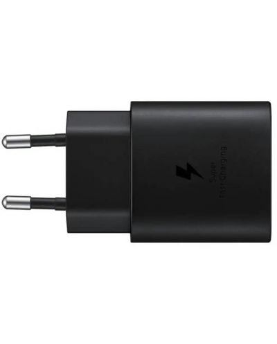 Зарядно устройство Samsung - TA800NBEGEU, USB-C, 25W, черно - 2