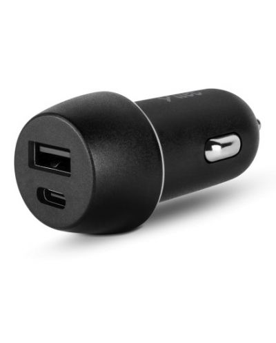 Зарядно за кола ttec - SmartCharger Duo, USB-A/C, 15W, черно - 1