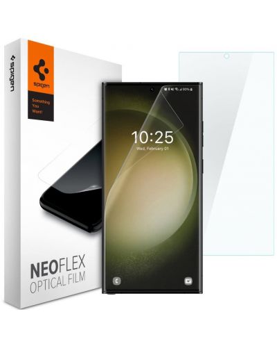 Защитно фолио Spigen - Neo Flex, Galaxy S23 Ultra, 2 броя - 1