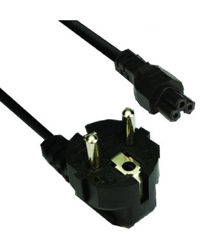 Захранващ кабел Makki - CE022, Power Cord for Notebook 3C,1.8m, черен - 1