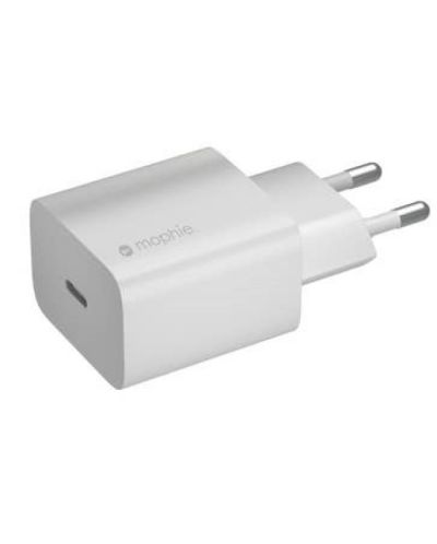 Зарядно устройство mophie - Wall Adapter, USB-C, 20W, бяло - 1
