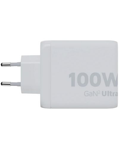 Зарядно устройство Xtorm - GaN2 Ultra, USB-A/C, 100W, бяло - 2
