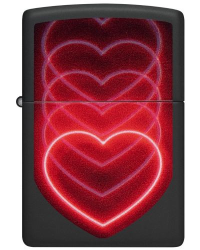 Запалка Zippo - Hearts Design, Glow in the Dark - 1