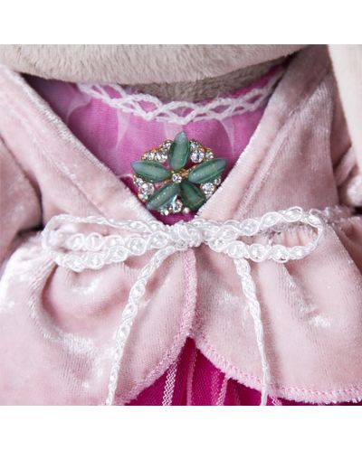Плюшена играчка Budi Basa - Зайка Ми, с розова рокля, 25 cm - 4