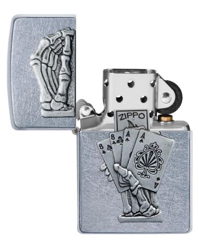 Запалка Zippo - Dead Man's Hand Emblem Design - 2