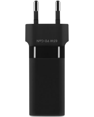 Зарядно устройство ttec - SmartCharger Trio, GaN, USB-A/C, 65W, черно - 3