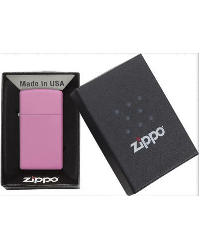 Запалка Zippo Slim - Pink Matte - 4